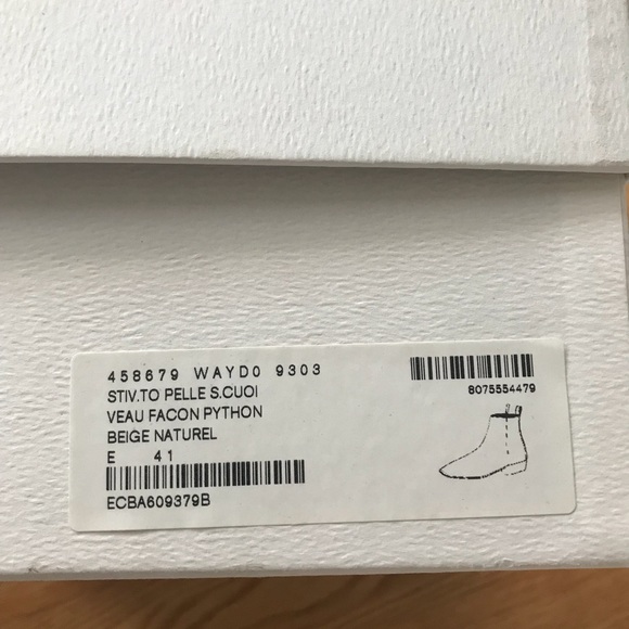 BALENCIAGA PYTHON BOOTS - Picture 5 of 5